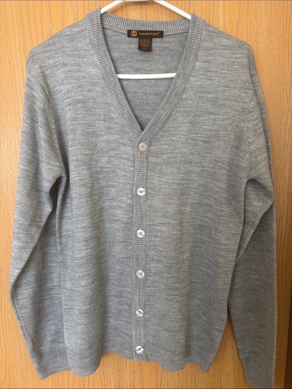 Grey oversized cardigan